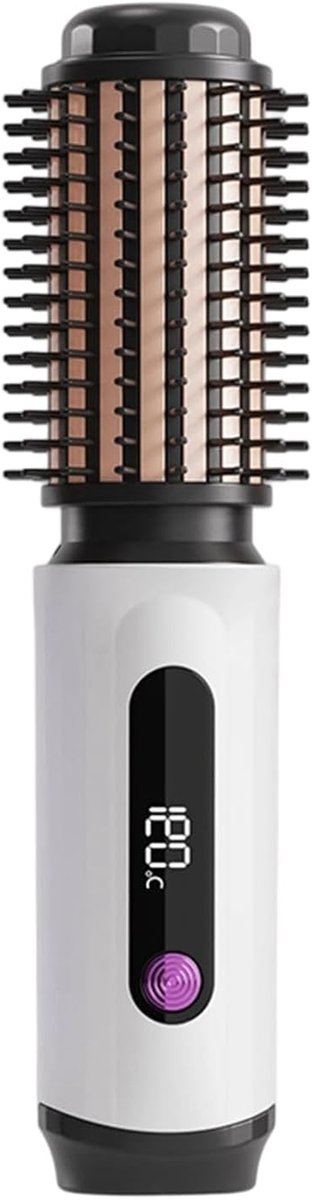 Haarkrulborstel - Krultang Stijltang - Haar Stylen - Draadloos en Lichtgewicht - 32 Mm - Zwart