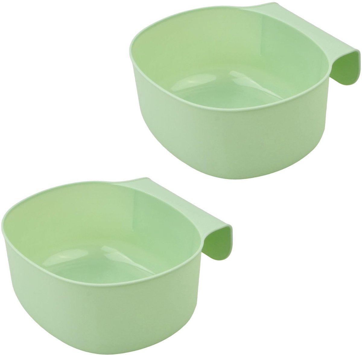 SnelShoppen - 2 Stuks Keukenafvalbakken Ophangbaar - Vochtige Container voor Keukenafval, Vuilnisemmer voor Gebruik in Keuken, Camping, Tuin en Meer