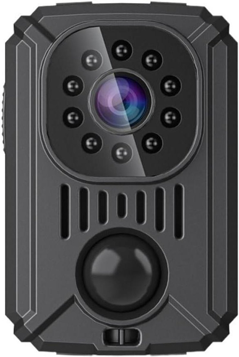 Mini Body Camera - Draagbare Recorder DV - Beveiliging Thuis - Bewegingsdetectie Nachtzicht - 1080P HD - Zwart