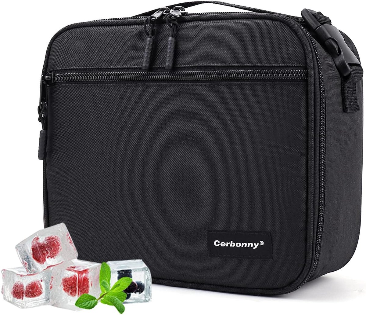 SnelShoppen - Koelere Lunchbox met Afneembare Ijspakken en Vriesbare Isolatie voor School, Werk, Picknick, en Camping - Ideaal voor Kinderen en Volwas