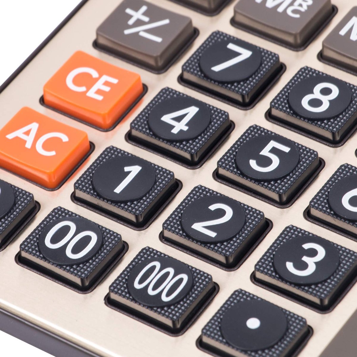 SnelShoppen - Meichoon Fotovoltaïsche Batterij Calculator Dubbel Vermogen Bureau Rekenmachine met 14 Cijfers Groot LCD-Scherm voor Thuis en Kantoor -