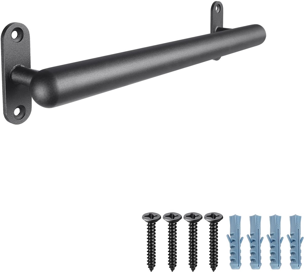 Dailygoods - 26 Inch Muurbeugel Metaal Leuning - Veiligheidssteun voor Trap, Geschikt voor Binnen en Buiten