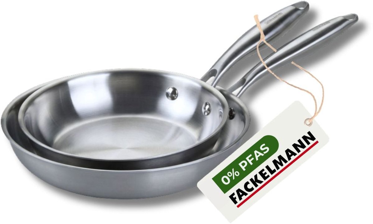 Pan 26 cm van 18/10 roestvrij staal Triply Fackelmann Vita3