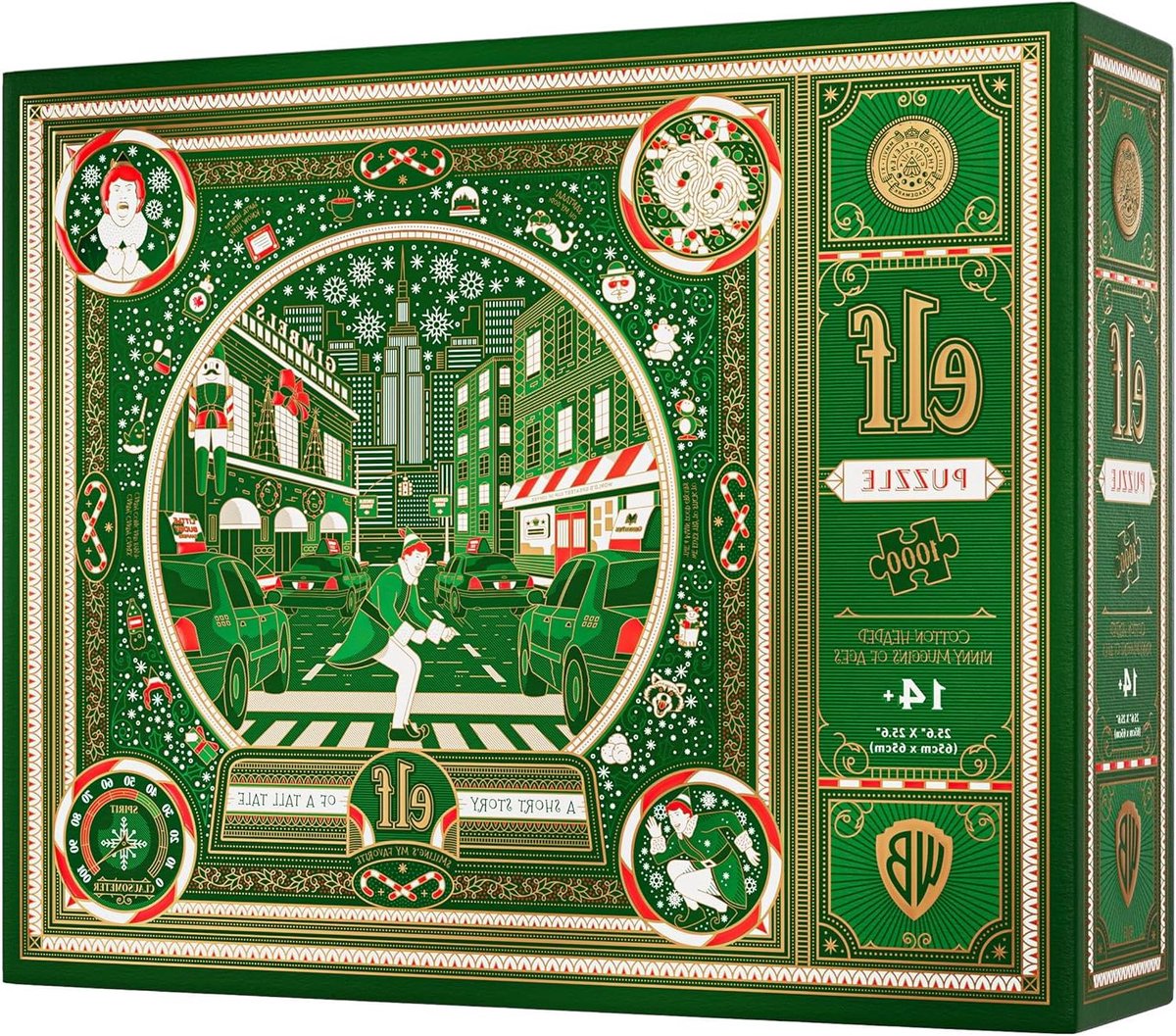 Legpuzzel Elf - Film Puzzel Feeën Puzzel - Familie Plezier - Gelicentieerde Film Kunst - 1000 Stukjes - Groen