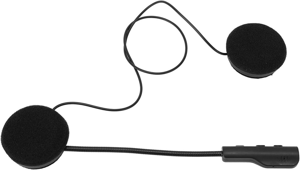 Motorcycle Bluetooth Headset - Helmset Intercom - Veilig Communiceren - Ruisonderdrukkende Technologie - 10-20m Bereik - Zwart