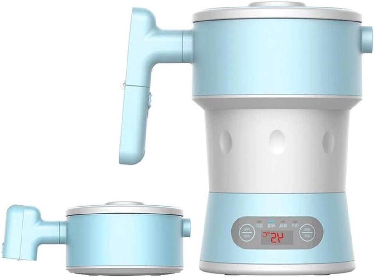 Opvouwbare Waterkoker - Camping Waterkoker - Reizen en Kantoor - Ruimtebesparend Ontwerp - 800 ml - Zwart