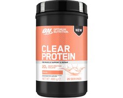 Optimum Nutrition Clear Whey Protein - Peach Proteine Poeder - Eiwitshake - Eitwit Limonade - 480 gram (20 servings) - 20 stuks