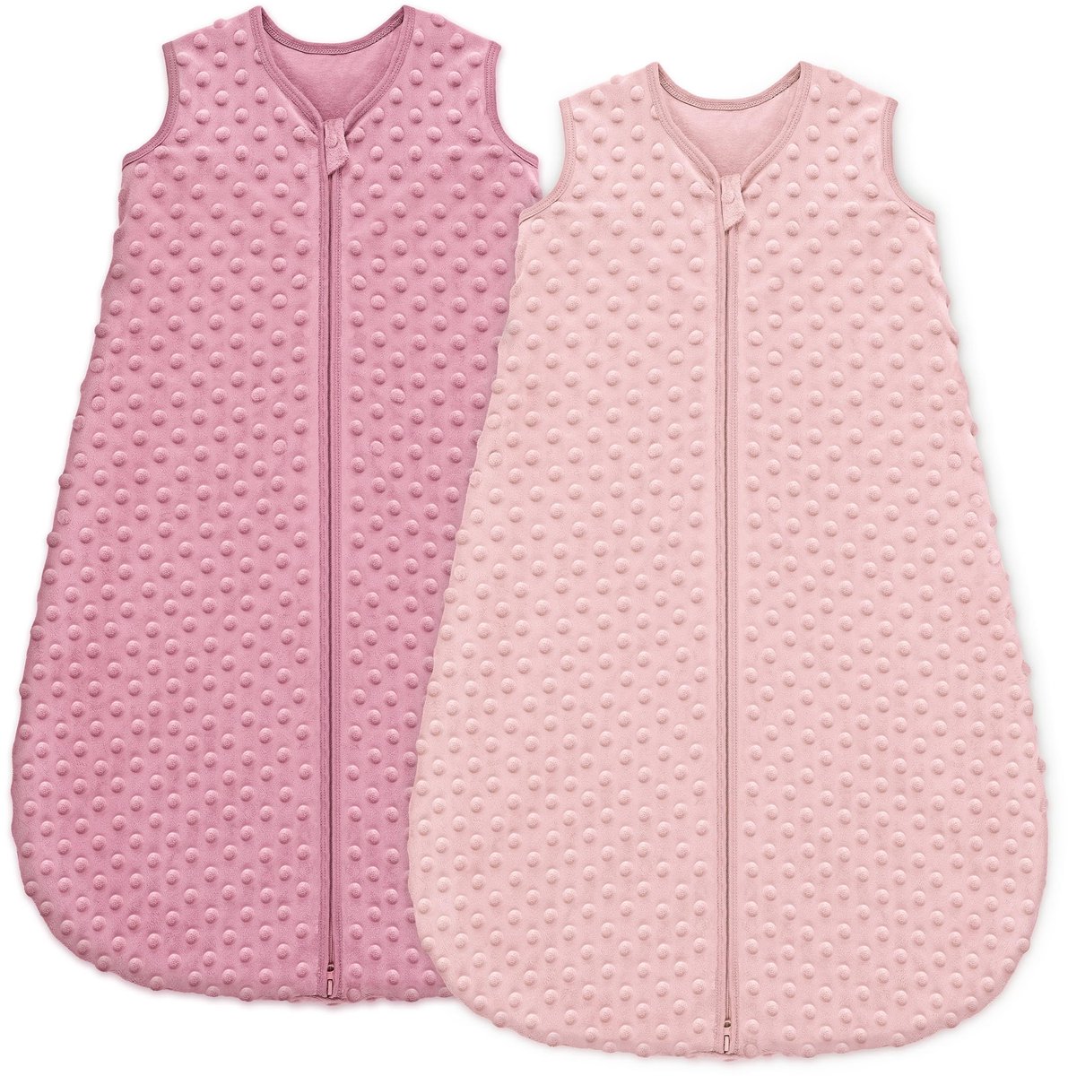 SnelShoppen - Babyslaapzak met Stippen 1,5 Tog voor Kinderen 18-36 Maanden, Roze, Ideaal voor Slaapjes en Nachtjes