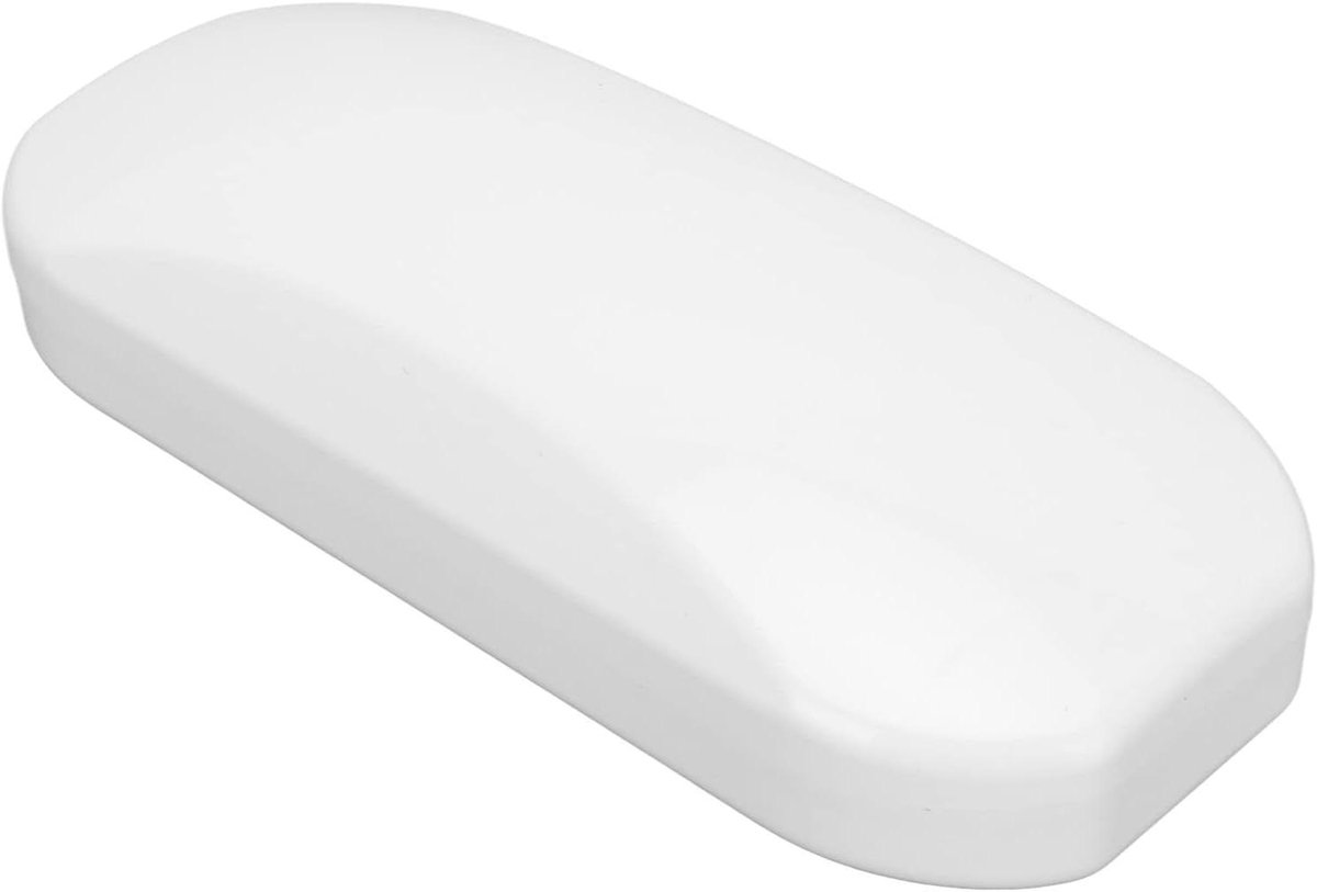 Herbruikbare Kruimelveger - Haarafvalverzamelaar - Efficiënt Schoonmaken - Ingebouwde Opslagruimte - 21 x 9 x 5 cm - Wit