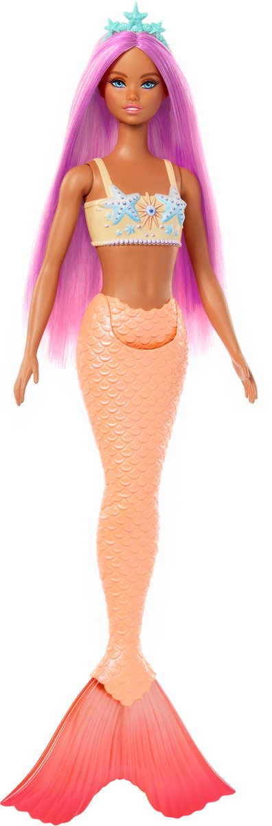 Barbie A Touch of Magic - Oranje zeemeermin staart - Barbiepop — afbeelding 5