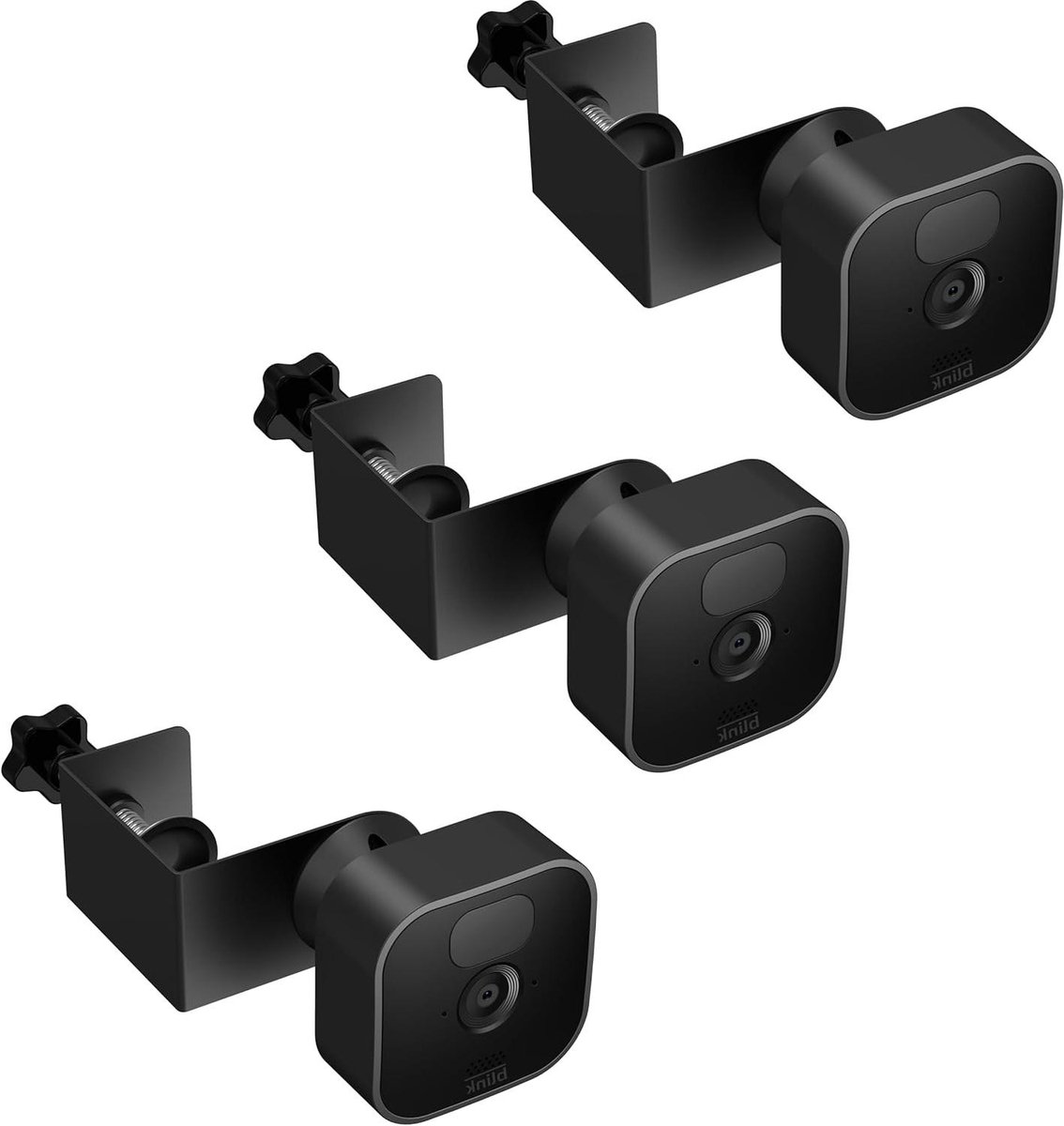 Camera Houder - Wandmontage Beugel - Beveiliging Thuis - Regenbestendig Ontwerp - 16 cm - Zwart