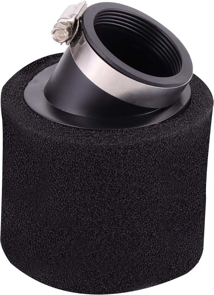 GOOFIT 48mm Black Air Filter Racing Replacement for GY6 50cc Motorcycle Scooter Bike Dirt Pit ATV - ShopVlot