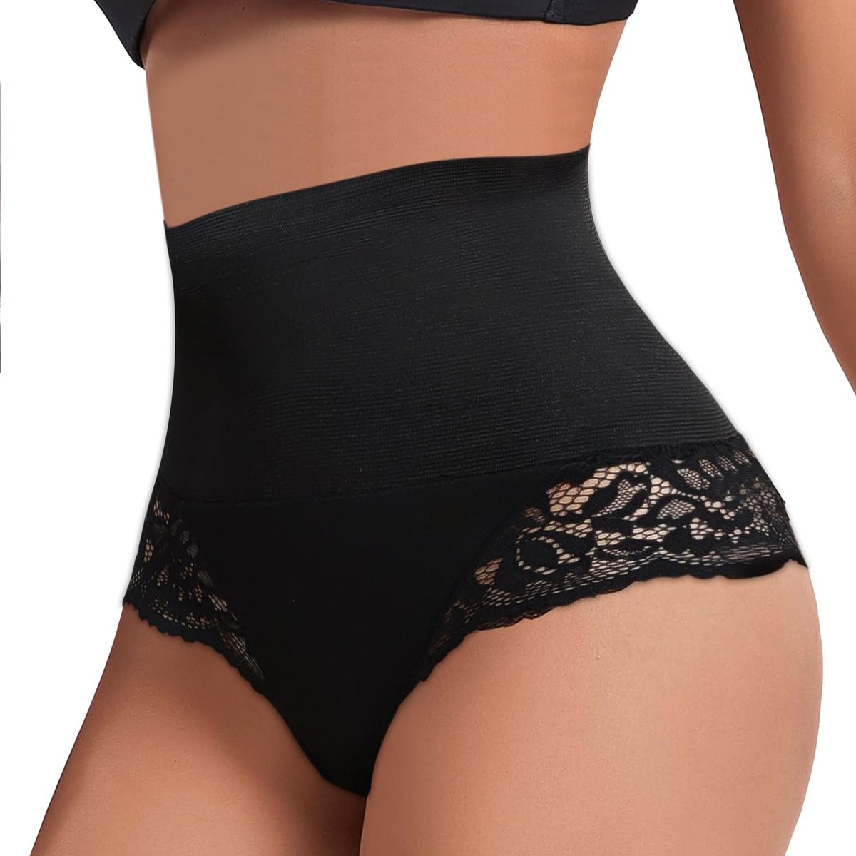 Dailygoods - Vrouwen Tummy Control Shapewear - Hoge Taille Body Shaper Shorts - Zwart, L