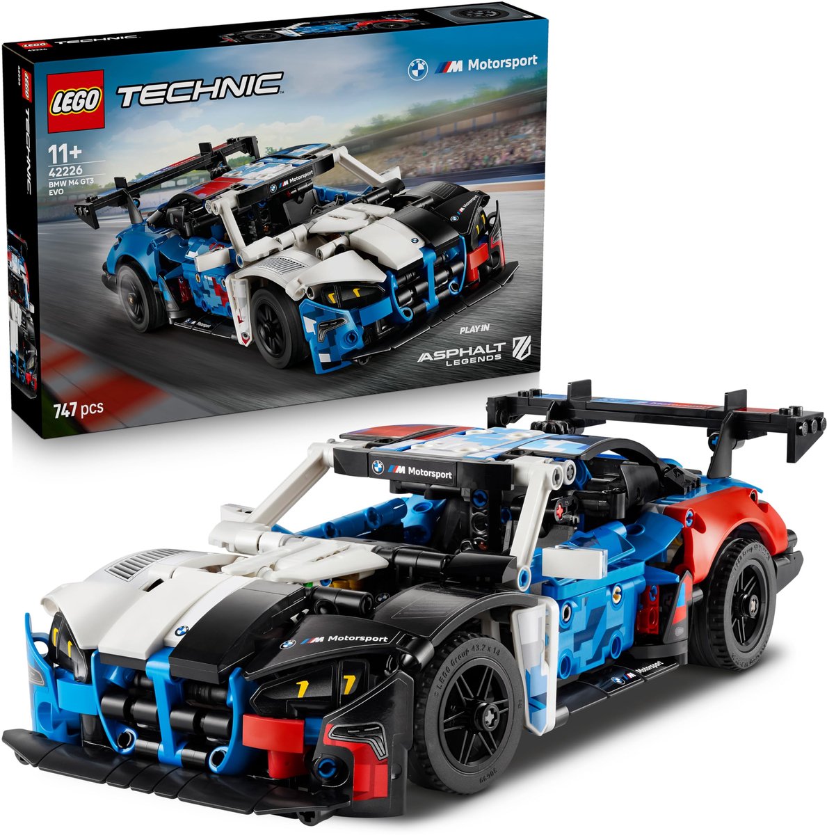 Dailygoods - Technic M4 GT3 Racewagen - Bouwpakket voor Kinderen vanaf 11 Jaar