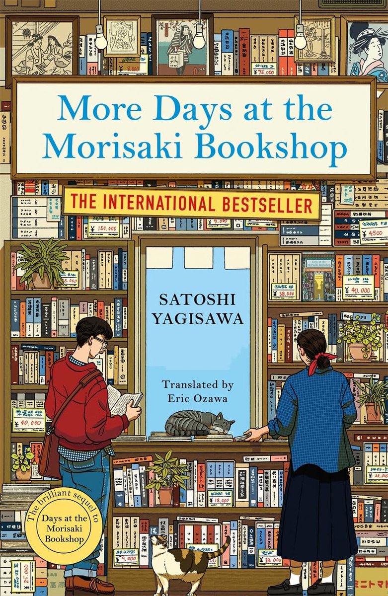 Dailygoods- Boek More Days at the Morisaki Bookshop - Perfect cadeau voor boekenliefhebbers - Cozy sequel - Boekwinkel - Tokyo - Familiebedrijf - Roman
