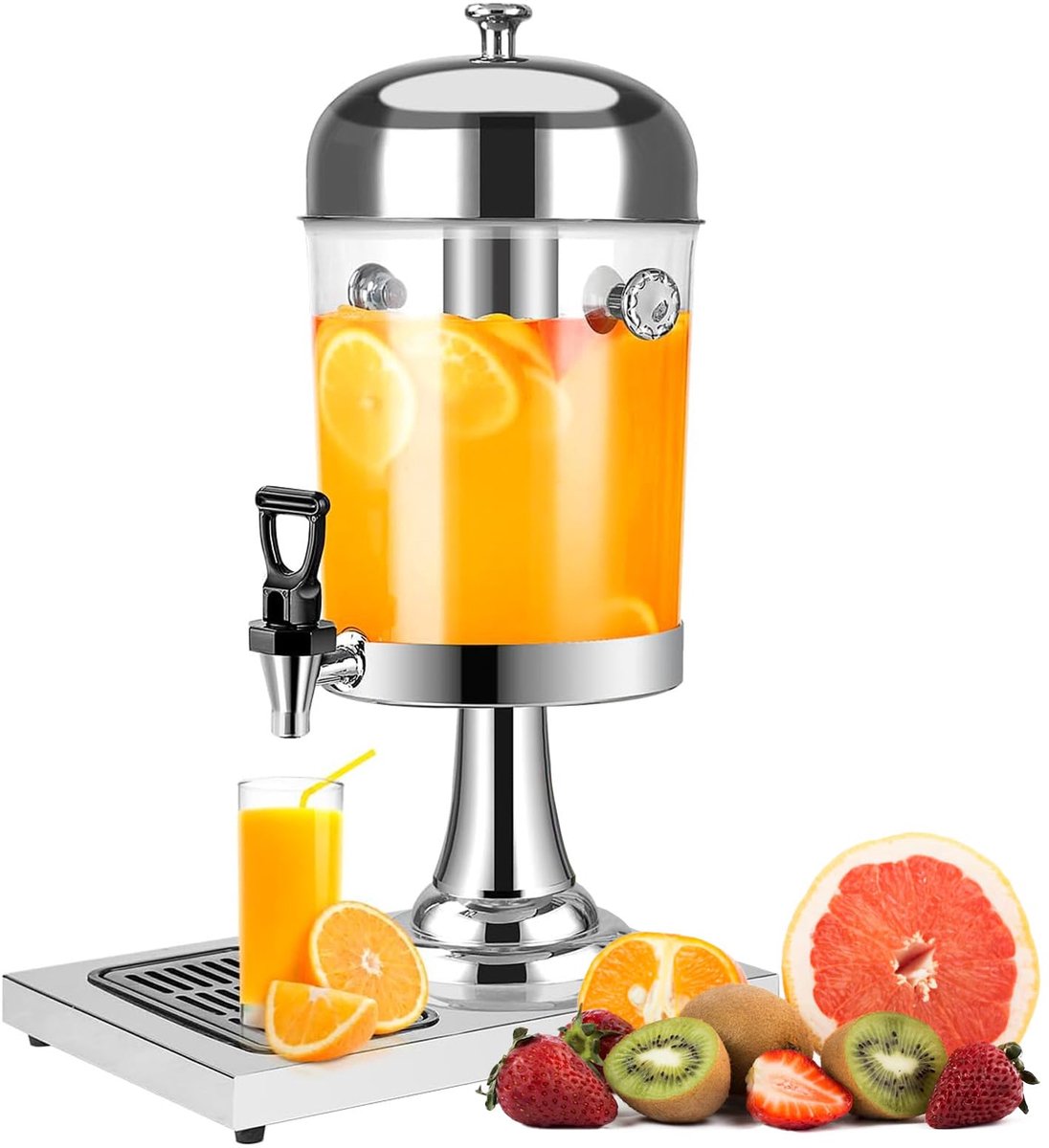 Dailygoods - Professionele Sapdispenser 8 Liter - Met Koelsysteem en Retro Design
