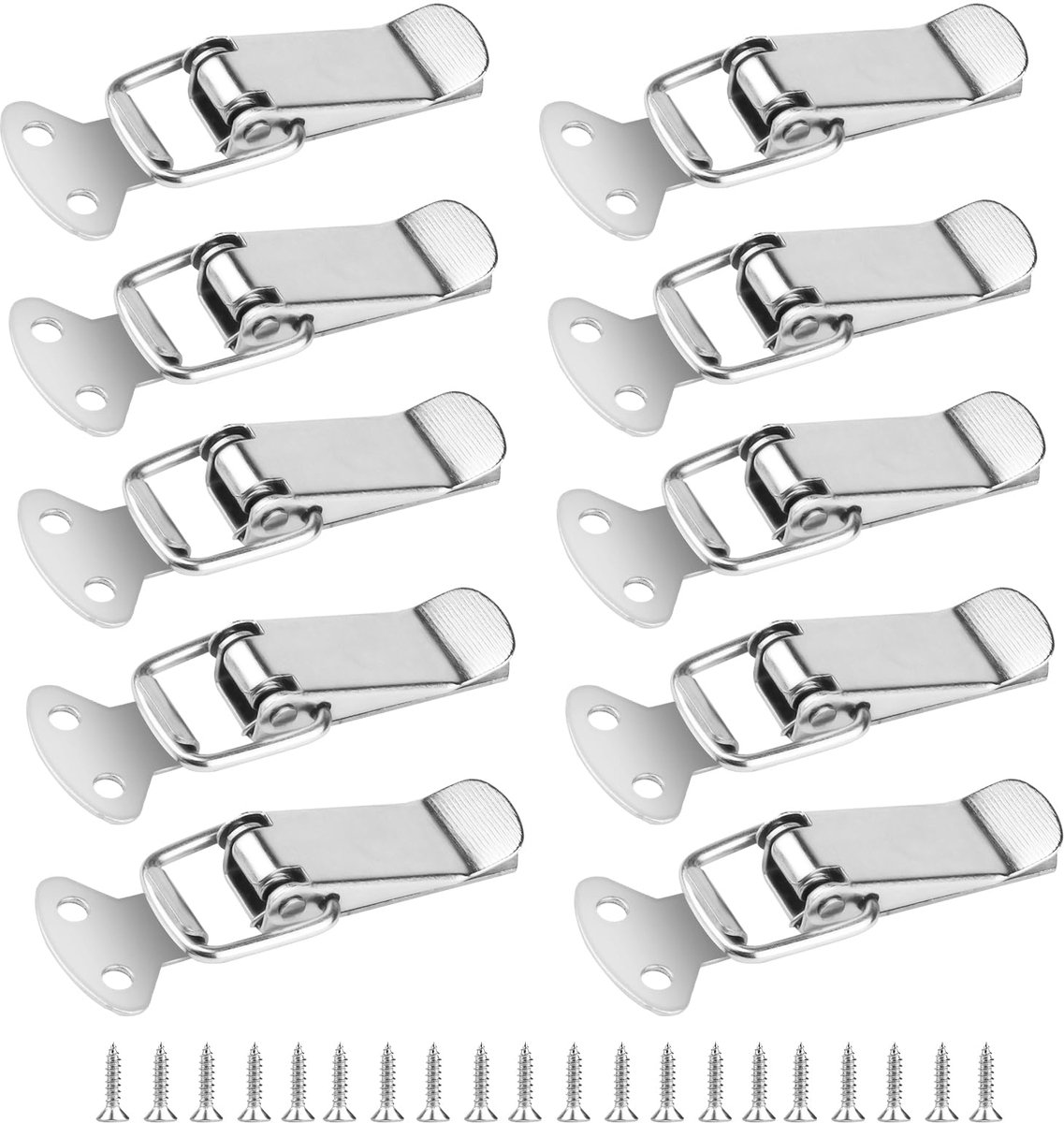 Dailygoods - 10 Stuks Haaksloten - Voor Veilig en Betrouwbaar Sluiten