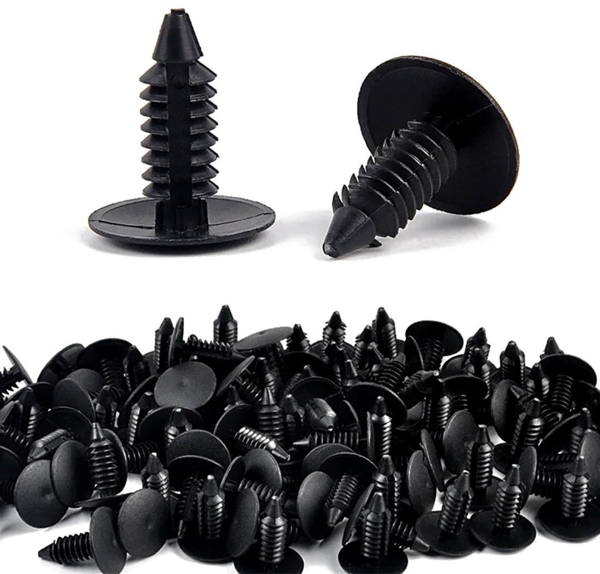 Dailygoods- Graveergereedschap 50 Stuks - Kunststof Klinknagels - Universele Bumper - Lasergraveermachine - Hoogwaardig Materiaal - Geschikte Maat 7,5-8 mm - Bumperclips