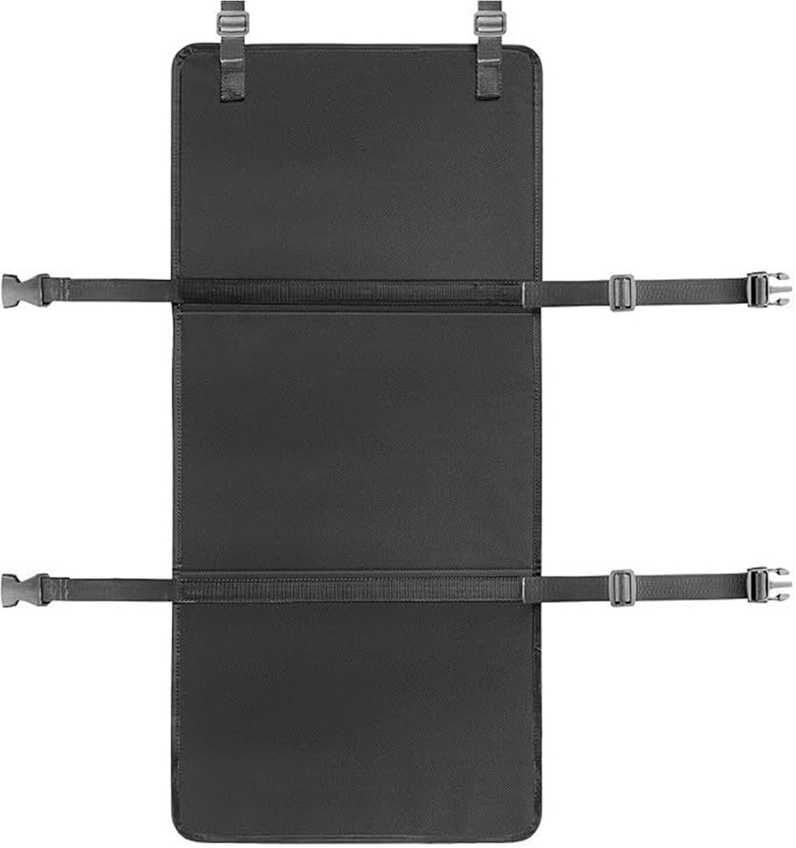 Dailygoods - Stapelbedladderafdekking met Veiligheidsgespen - Zwart