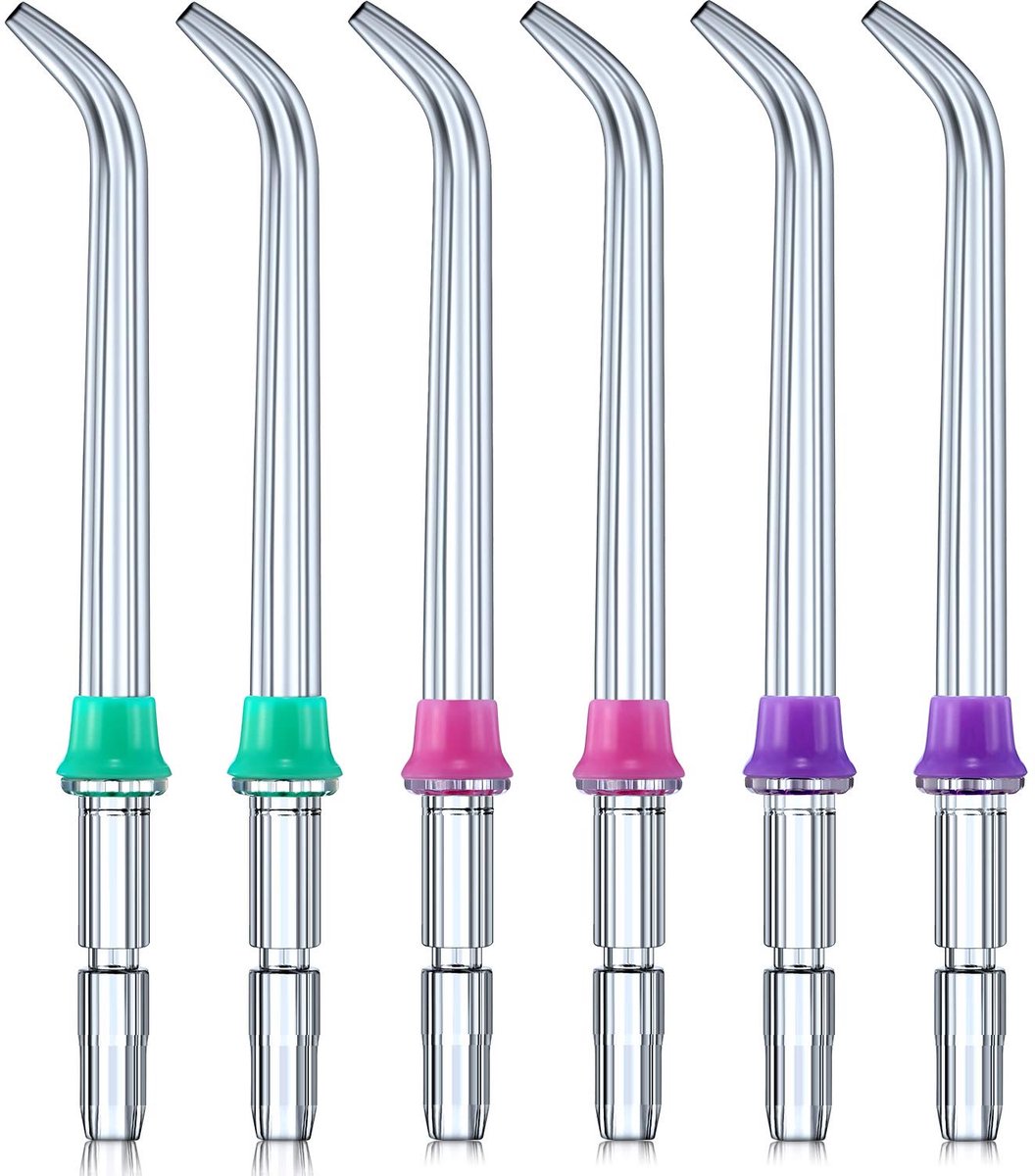 Dailygoods - Vervangende Jet-tips voor Waterpik Waterflossers - 6 Stuks