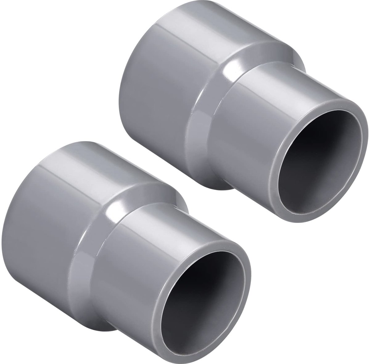 Dailygoods - PVC Reducer Koppeling 32mm x 25mm - 2 Stuks voor Waterinstallaties