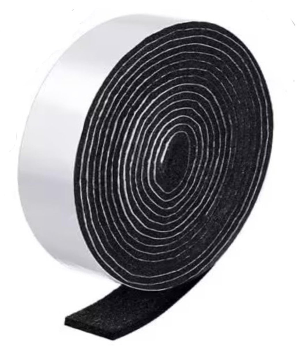 Dailygoods- Viltband Zelfklevend 8 m x 3,5 cm - Geluidsisolatie - Meubelglijders - Viltstrips - Bescherming - Afdichten - Viltstrip
