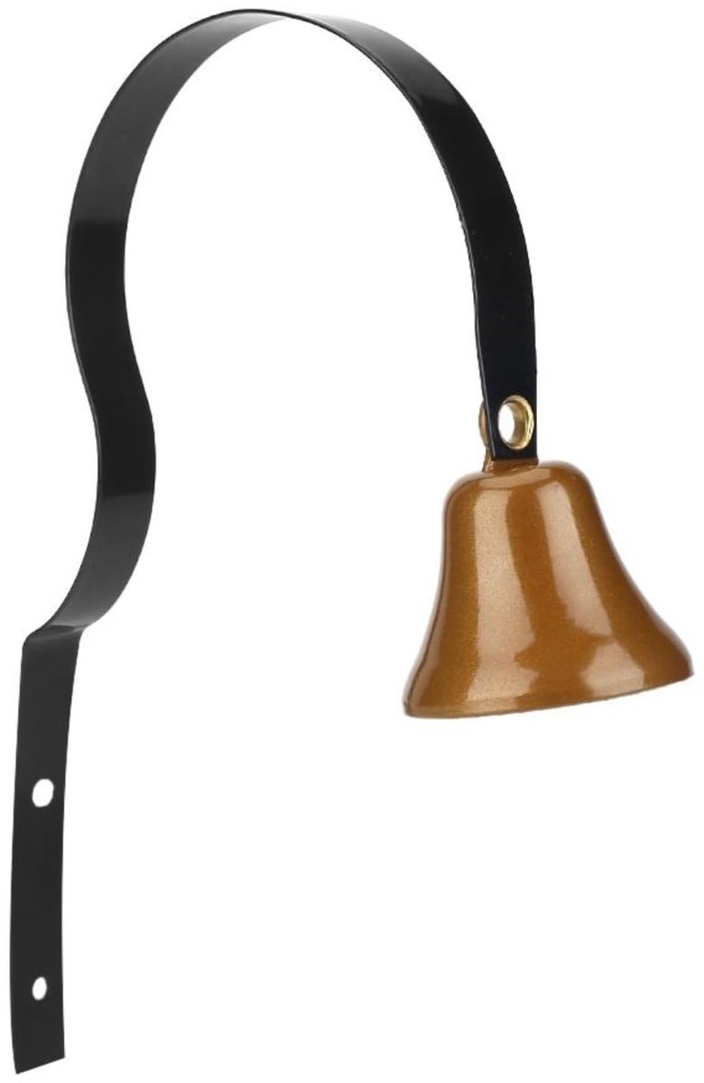 Dailygoods - Antieke Deurbel 40 mm - Vintage Winkeliers Deurbel Wandmontage