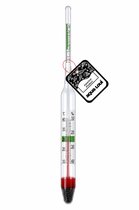 Aqua-Loui® - Zoutmeter & Aquarium Thermometer - Analoge Zoutdobber - Meet Zoutgehalte & Temperatuur - 0-40°C – 20 cm - Geschikt voor Zoet- en Zoutwater Aquarium