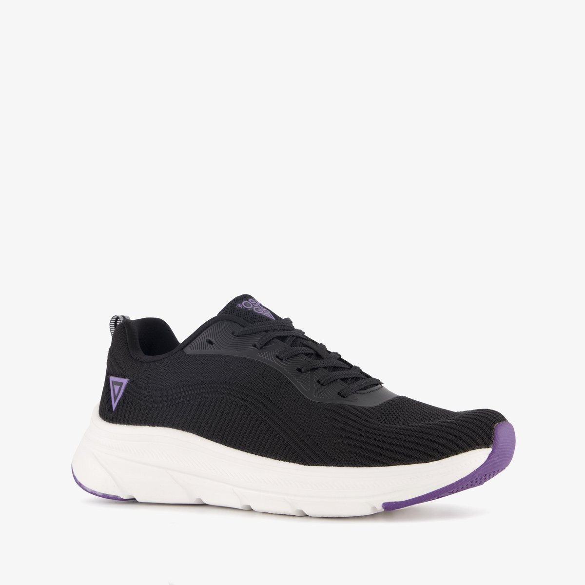 Osaga dames fitnessschoenen zwart paars - Maat 40 - Uitneembare zool