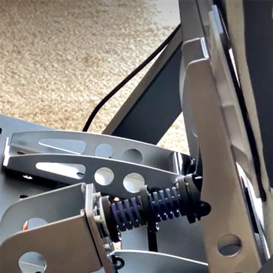 Rem Pedaalveer - Racepedaal Modificatie - Race Simulator Verbeteren - Vervangt Rubberen Kolommen - 2 stuks - Blauw — afbeelding 2