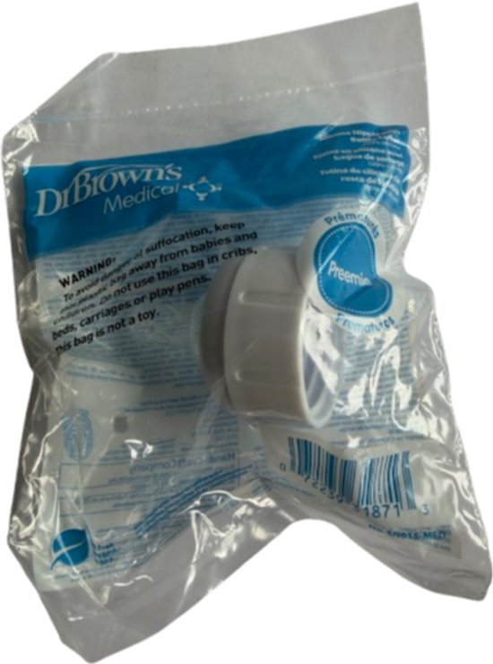 Dr. Brown's Medical silicone speen Preemie voor smalle Options+ babyflessen van Dr. Brown's — afbeelding 2