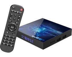Android TV Box - Mediabox Smart TV - Films Kijken - AV1 4K HDR10+ - 2GB RAM 16GB ROM - Zwart