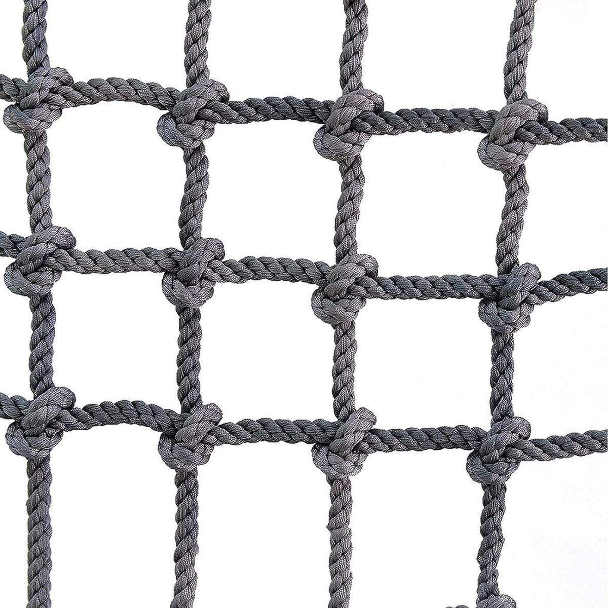 Klimnet Touw - Veiligheidsnet Kinderen - Buiten Spelen - Sterke Trekkracht - 2 x 3m - Zwart