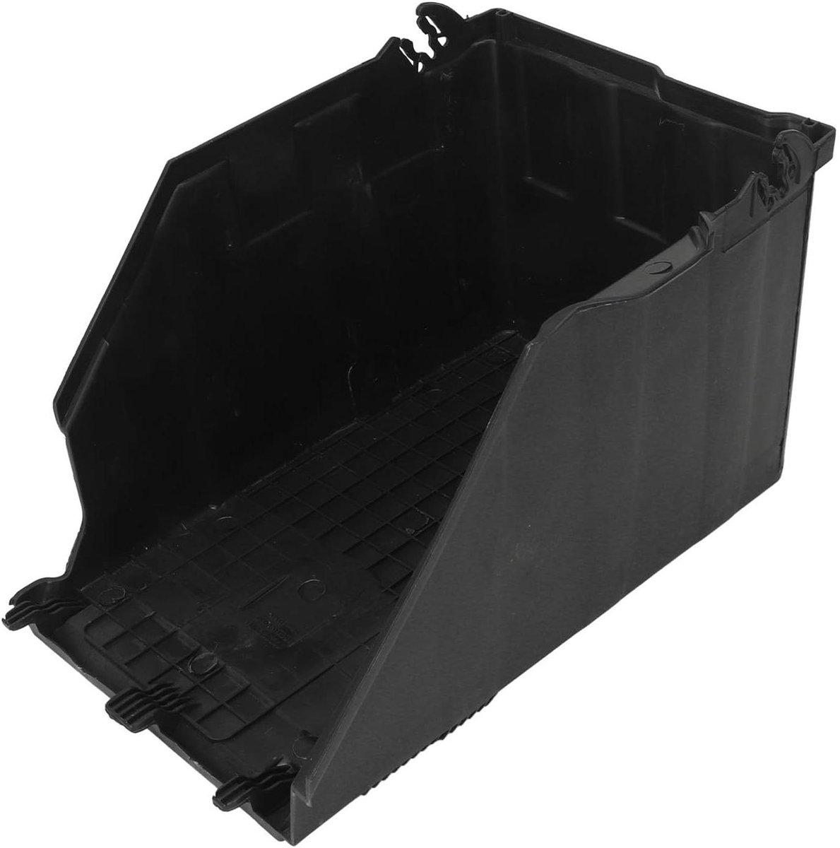 Accubak Auto - Batterijhouder - Accu Beschermen - Slagvast ABS Materiaal - 34 x 20 x 19 cm - Zwart