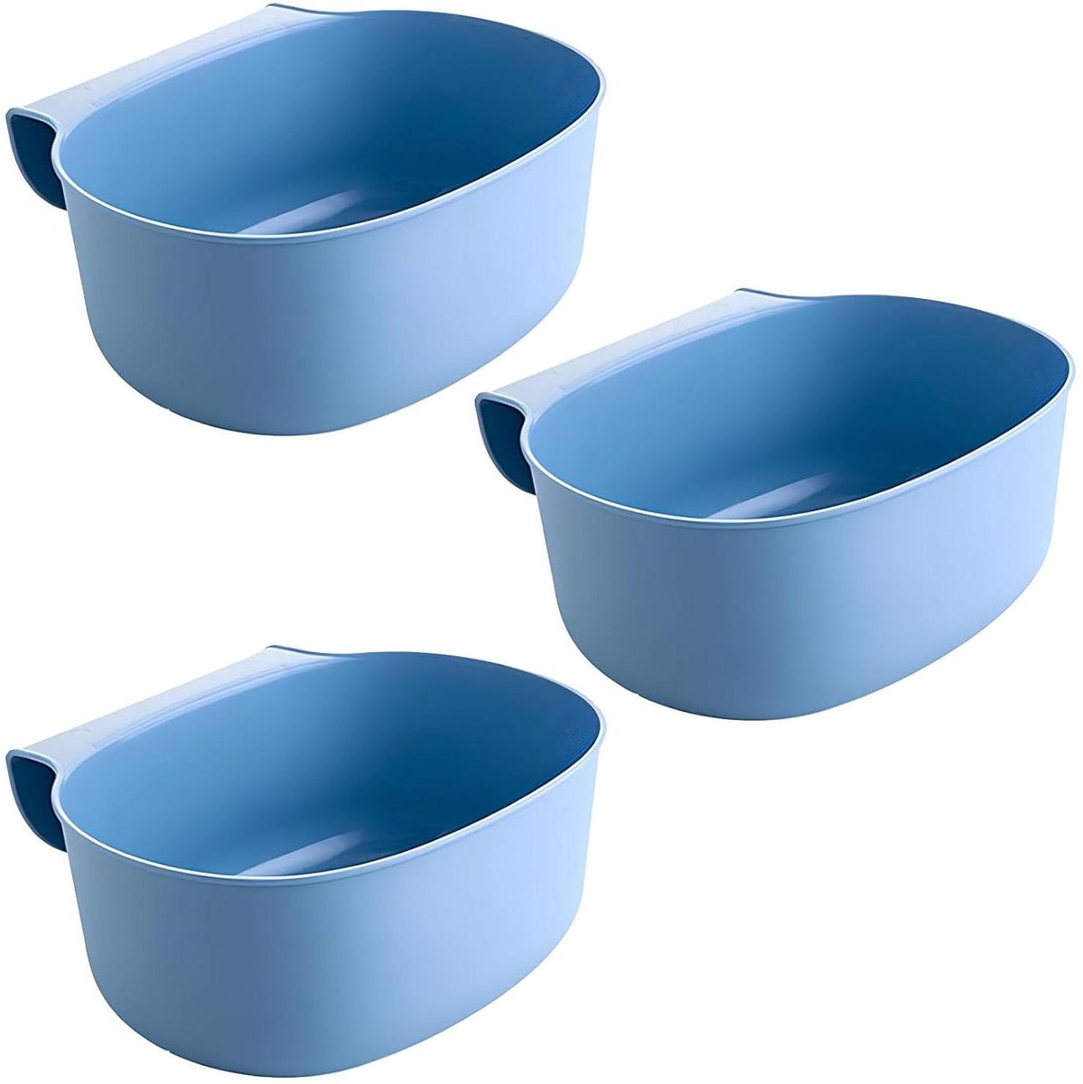 Hangende Luier Organizer - Luier Tafel Opberger - Babykamer Organiseren - Versterkte Constructie - 3 stuks - Blauw
