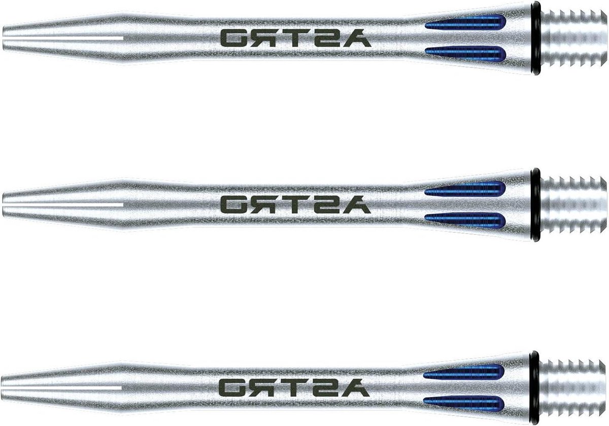 Dartstengels Aluminium - Dartassen - Darts Spelen - Aerodynamische Stabiliteit - 35-47 mm - Blauw