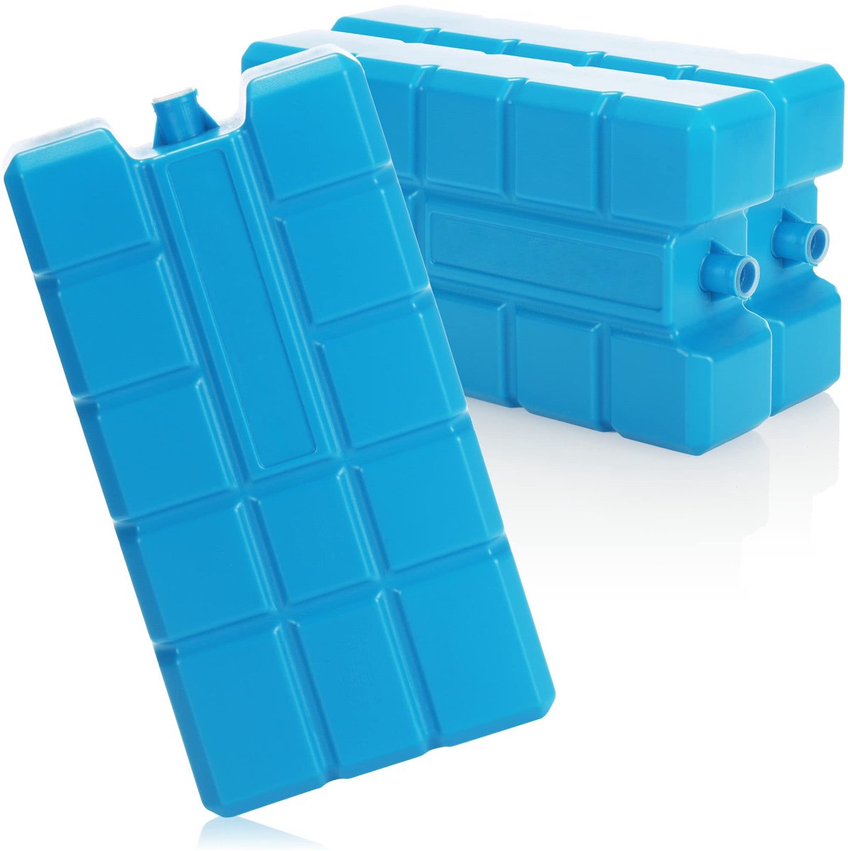 SnelShoppen - 3x Koelbatterij XXL Blauw - Koelelementen voor Koelbox, Koeltas, Camping, Huis en Tuin - Ideaal voor Feestjes en BBQ's