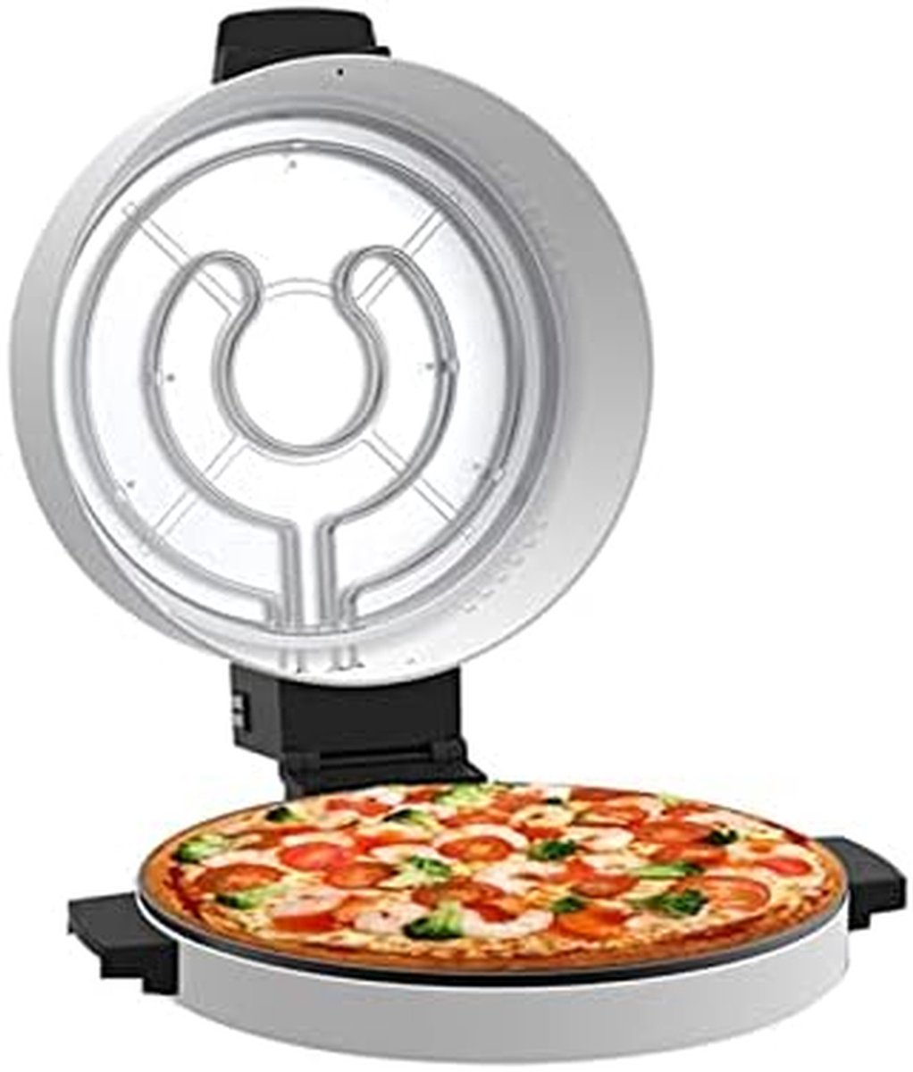 Elektrische Pizza Oven Binnenbakmachine Keuken Thuis Bakken Antiaanbaklaag 12 Inch Zwart