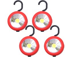 Filmer 4x set LED-lamp magneet haak zaklamp werklamp werkplaats handlamp