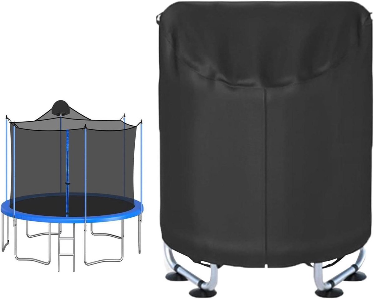 Trampoline Top Cover - Trampoline Tent Hoes - Bescherming Tegen Weer - Waterdicht Oxford Stof - 99x158cm - Zilver