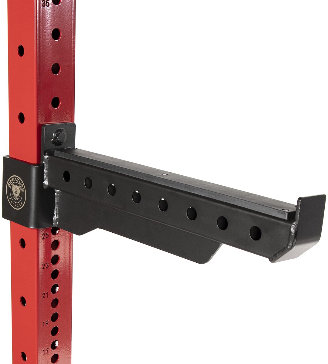 SnelShoppen - Spotter Arms voor Power Cage Squat Rack - 1LB Capaciteit - 3" x 3" - Zwart - Fitness Accessoire voor Thuis Gym, Krachttraining en Bodybu