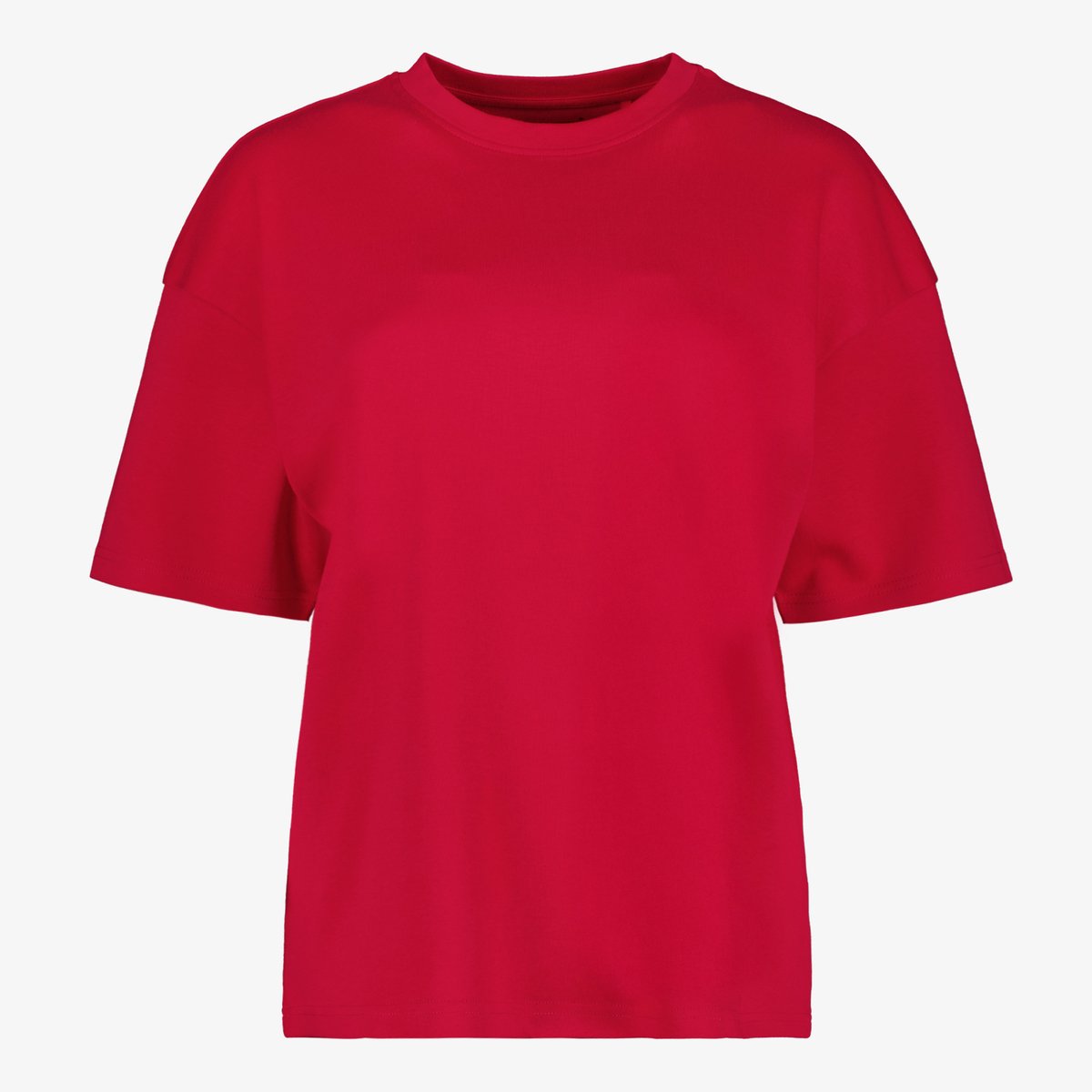 TwoDay oversized dames T-shirt rood - Maat L