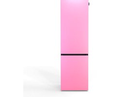 Nunki Large Combi NFA – Koel-vriescombinatie – No Frost – A-klasse – 304 liter – Front Bubblegum Pink Satin