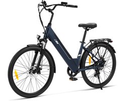Touroll J2 ST Elektrische Fiets Stap-in 100KM Actieradius 250W 45Nm E-Bike 26 inch Afneembare Accu 561,6Wh Shimano 7 Versnellingen Dames Stadsfiets Laag Instap Woonwerk Vrouwen Senioren Voorvering Schijfremmen 120kg J1 ST Upgrade 2026Nieuw Cadeau Tip