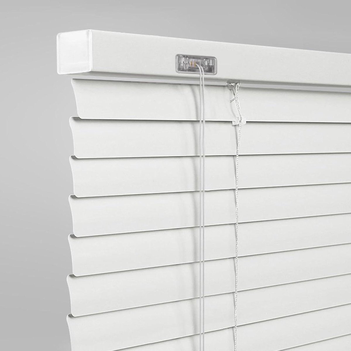 Aluminium Jaloezieën - Horizontale Raambekleding - Privacy Creëren - Flexibele Lamellen - 60x180cm - One Color