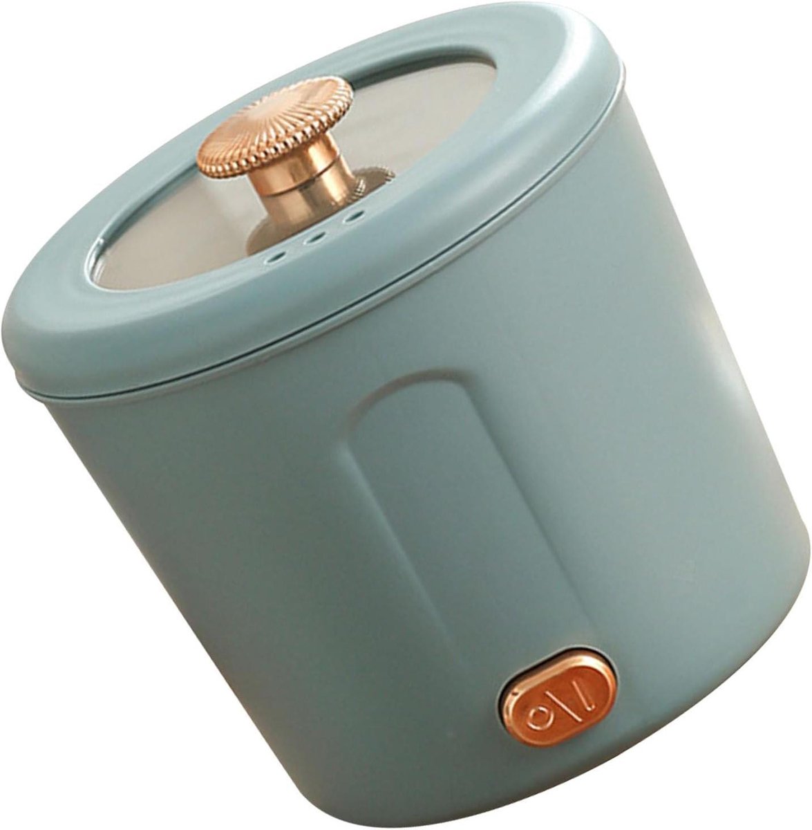 Mini Elektrische Hot Pot - Compact Kooktoestel - Snelle Maaltijden - Alles-in-één Ontwerp - 520g Lichtgewicht - Blauw
