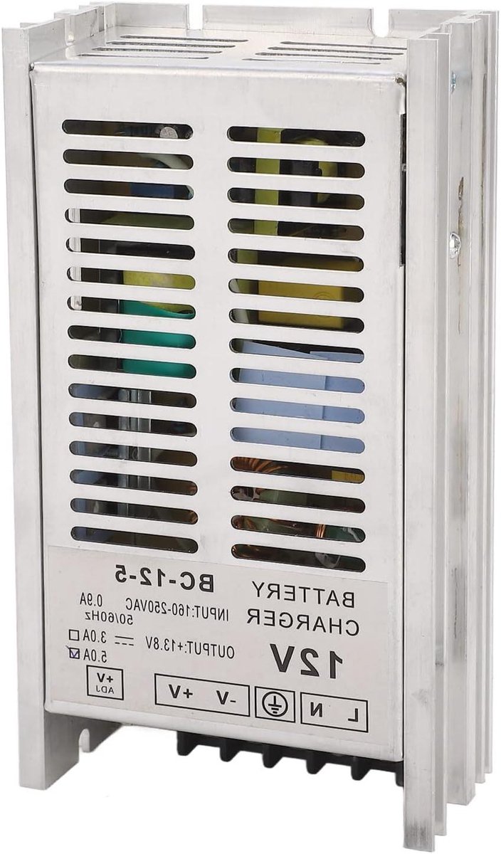Acculader Generator - Batterijlader Oplader - Generator Onderhoud - Intelligent Laadsysteem - 17 x 10 x 4 cm - Onbekend