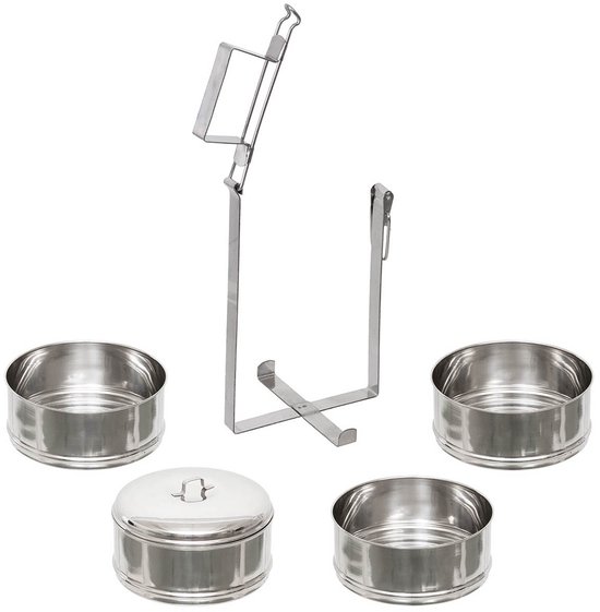 Fox outdoor Voedselcontainer, 4-delig, RVS — afbeelding 2