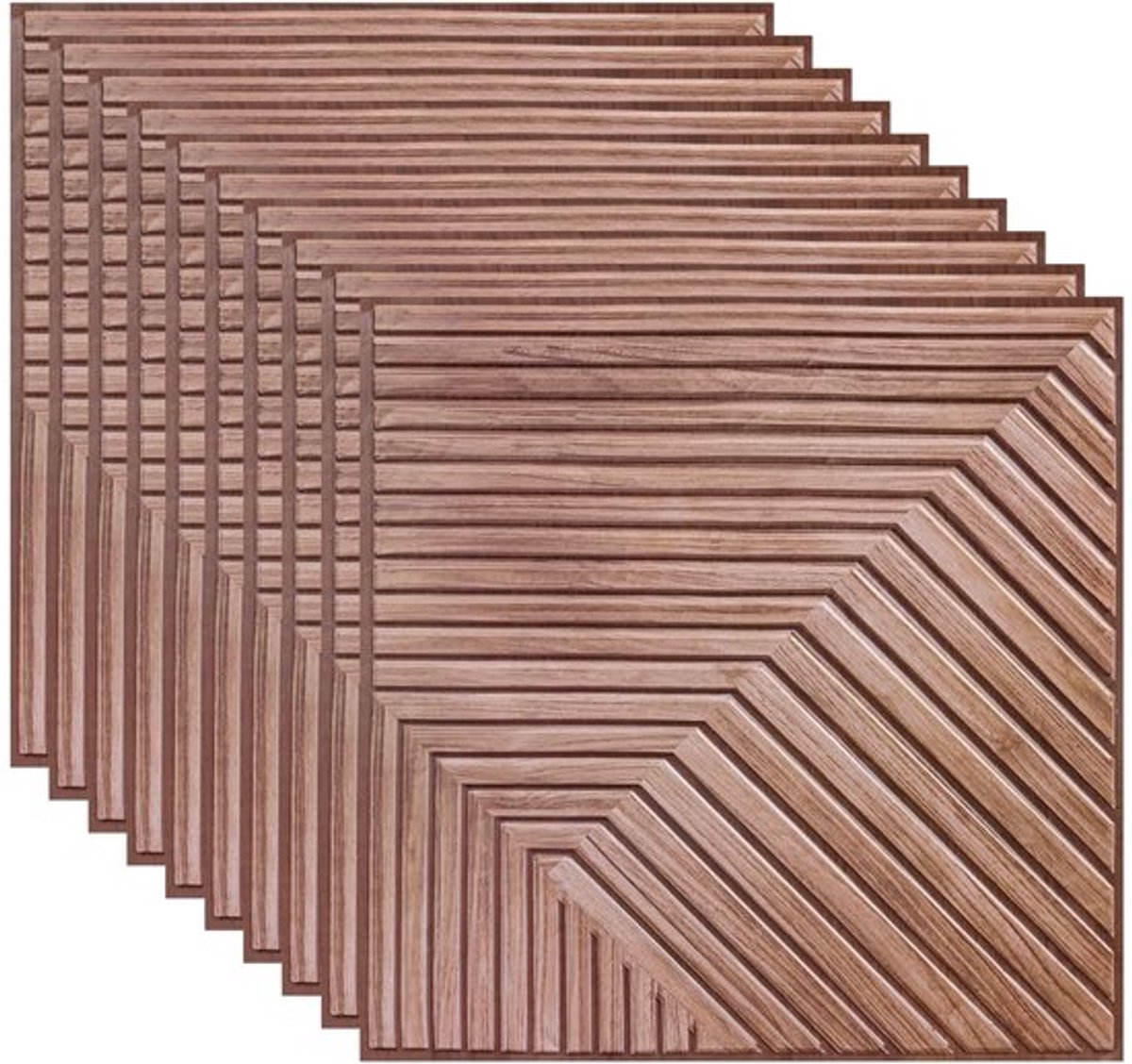 Akoestische Panelen 10 Stuks - Zelfklevend - Geluidsisolatie - Wanddecoratie - 30x30 cm - Ideaal voor Gaming - Geluidsisolatiepanelen