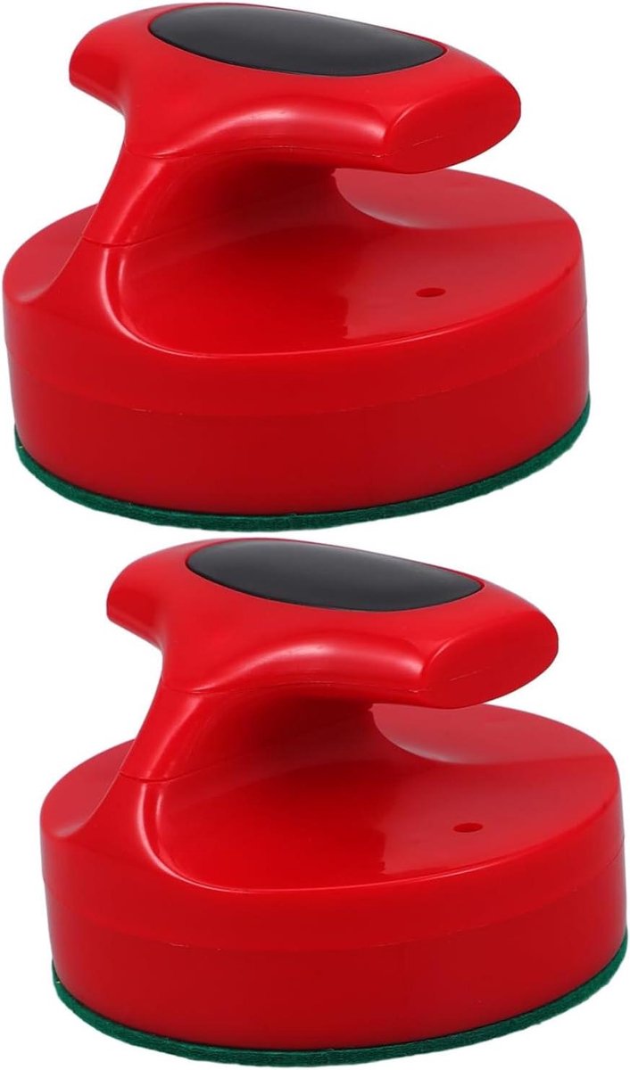 Air Hockey Paddles - Hockey Pushers - Tafelspel Spelen - Viltbodem - 9.4 cm - Multi